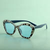 Gift Leopard Print Sunglasses with Personalized Case