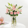 Lily And Rose Vase Arrangement