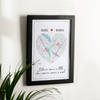 Gift Long Distance Lovers Personalized Acrylic Frame