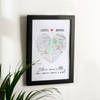 Gift Long Distance Lovers Personalized Acrylic Frame