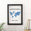 Love Across Borders Personalized Acrylic Frame
