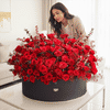 Love Beyond Measure - 120 Red Rose Flowers Grand Bouquet