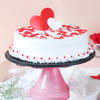 Buy Love Hearts Fresh Cream Valentine Cake