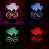 Buy Love You To Infinity Personalized LED Lamp