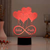 Love You To Infinity Personalized LED Lamp