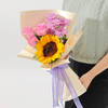 Gift Lovely Sunflower And Rose Bouquet