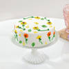 Buy Lovely Sunflower Bouquet And Cake Combo