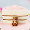Lovely Teddy Half Year Kids Birthday Cake (1 Kg)