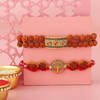 Luck of Rudraksha Set of 2 Rakhis