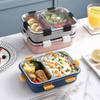 Lunch Box - 2 Compartments - Reheatable - Assorted - Single Piece