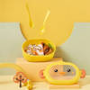 Buy Lunch Box With Cutlery - Chick - Assorted - Single Piece