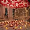 Luxe Heartfall Balloon & Candle Decor