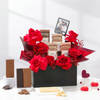 Luxe Red Roses and Chocolates Hamper