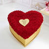 Buy Luxury Heart-Shaped 260 Red Rose Box For Valentine's Day
