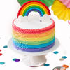 Magnificent and Vibrant Rainbow Cake (1.5 Kg)