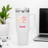 Gift Main Character Personalized White Tumbler