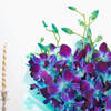 Shop Majestic Blue Orchid Bouquet For Dad