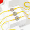 Gift Majestic Meenakari Evil-Eye Rakhi - Set Of 3