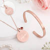Mama's Charm Personalized Pendant And Cuff Set Online