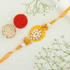 Gift Meena and Kundan work Rakhi Hamper