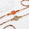 Gift Meenakari Khanda And Ek Onkar Rakhis - Set Of 2