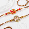 Meenakari Khanda And Ek Onkar Rakhis - Set Of 2 Online