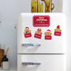 Gift Merry Christmas Personalized Fridge Magnets - Set Of 5