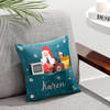 Merry Christmas Personalized Velvet Pocket Cushion