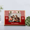 Merry Christmas Personalized Wooden Plaque Photo Frame