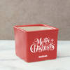 Shop Merry Xmas Personalized Red Ceramic Planter