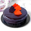 Gift Mesmerising Red Roses Bouquet with Chocolate Cake