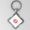 Metal Square Keychain - Customizable with Logo Online