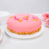 Gift Mirror-Glazed Vanilla Mousse Cake (1 Kg)