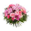 Mixed bouquet with roses and lilies Online