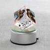Gift Mom & Me Personalized Rotating Crystal Cube with LED