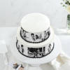 Shop Monochrome Delight Personalized Photo Cake (2 Kg)
