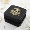 Monogram Mini Jewellery Organizer Box - Personalized - Black