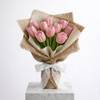 Gift Mother's Day 10 Graceful Pink Tulip Bouquet