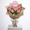 Mother's Day 10 Graceful Pink Tulip Bouquet