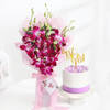 Mother's Day Bouquet And Mini Cake Affair