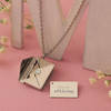 Shop Mother's Day Personalized Envelope Pendant Chain
