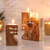 Buy Mother's Day Personalized Wooden T-Light Stand