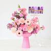 Buy Mother's Day Pink Blossom Arrangement In Coupe Vase