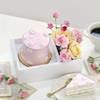 Gift Mother's Day Pink Delight Cake & Roses Hamper