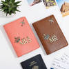 Mr. And Mrs. Passport Cover - Set Of 2