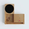 Multifunctional Bamboo Wireless Charger