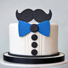 Mustache Theme Cake (1.5 Kg)