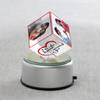 Gift My Heart is Yours Rotating Crystal Cube with LED