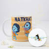 Natkhat Bhai Mug With Krishna Rakhi For Kids
