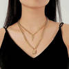 Necklace - Lock And Key - Layered - Single Piece Online